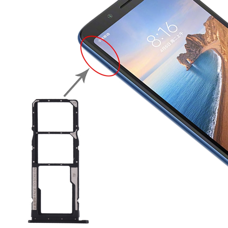 Vassoio scheda SIM + Vassoio scheda SIM + Vassoio scheda micro SD per Xiaomi Redmi 7A, For Xiaomi Redmi 7A, For Xiaomi Redmi 7A (Dark Blue), For Redmi 7A Vassoio scheda SIM + Vassoio scheda SIM + Vassoio scheda micro SD per Xiaomi Redmi 7A, For Xiaomi Redmi 7A, For Xiaomi Redmi 7A (Dark Blue), For Redmi 7A